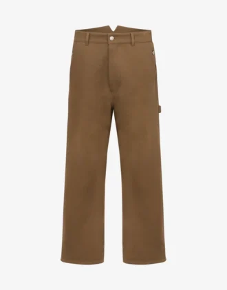 Double cotton tricotine pants