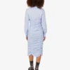 Draped cotton poplin dress Draped cotton poplin dress