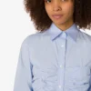 Draped cotton poplin dress Draped cotton poplin dress