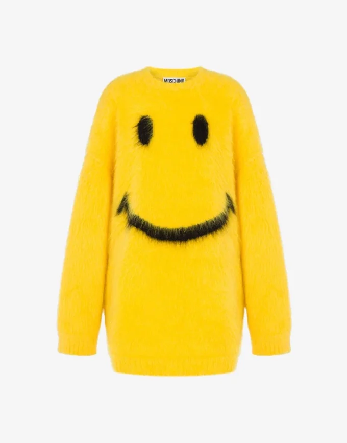 Dress in brushed mohair Smiley Dress in brushed mohair Smiley