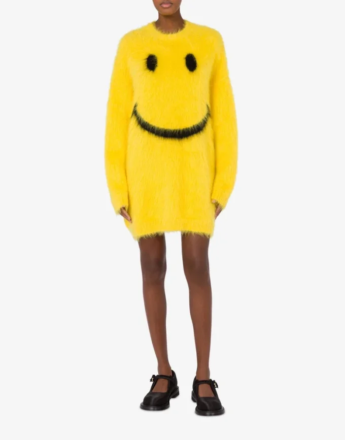 Dress in brushed mohair Smiley Dress in brushed mohair Smiley
