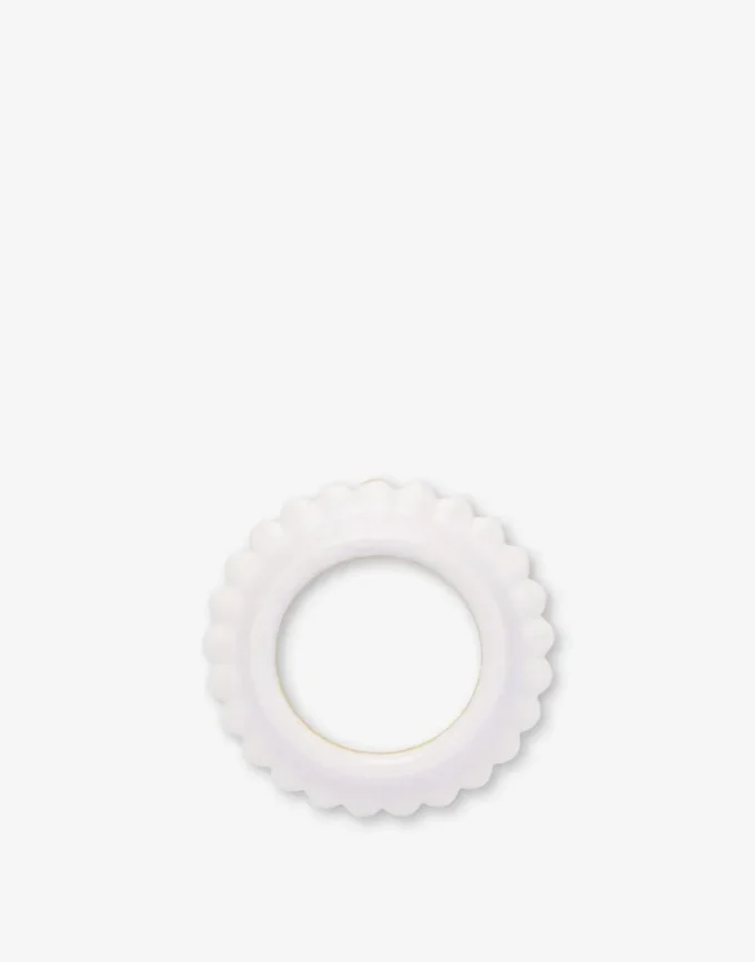 Embossed metal bracelet