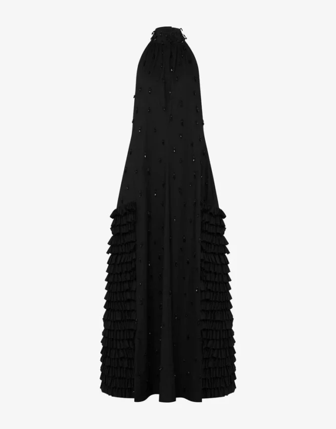 Embroidered cotton poplin dress Embroidered cotton poplin dress