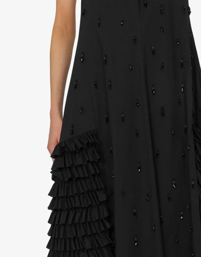 Embroidered cotton poplin dress Embroidered cotton poplin dress