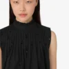 Embroidered cotton poplin top Embroidered cotton poplin top