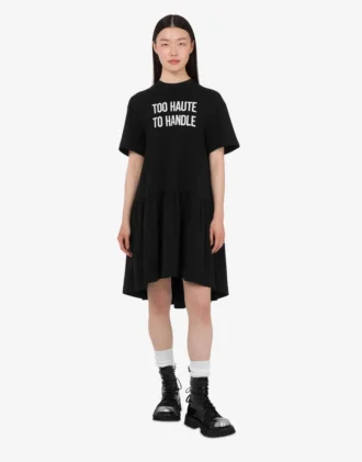 Embroidered heavy cotton dress