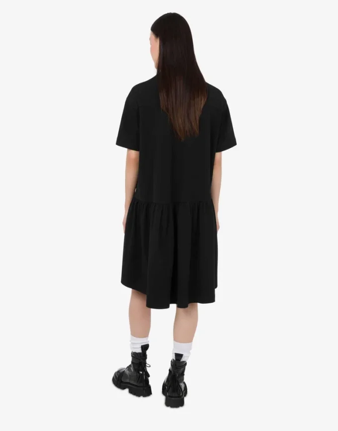 Embroidered heavy cotton dress