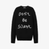 Embroidered merino wool pullover