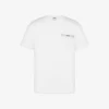 Embroidered organic cotton jersey T-shirt