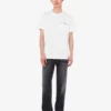 Embroidered organic cotton jersey T-shirt