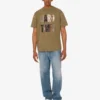 Embroidered organic cotton jersey T-shirt