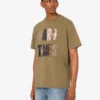 Embroidered organic cotton jersey T-shirt