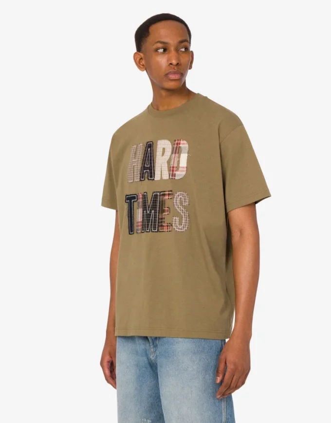 Embroidered organic cotton jersey T-shirt