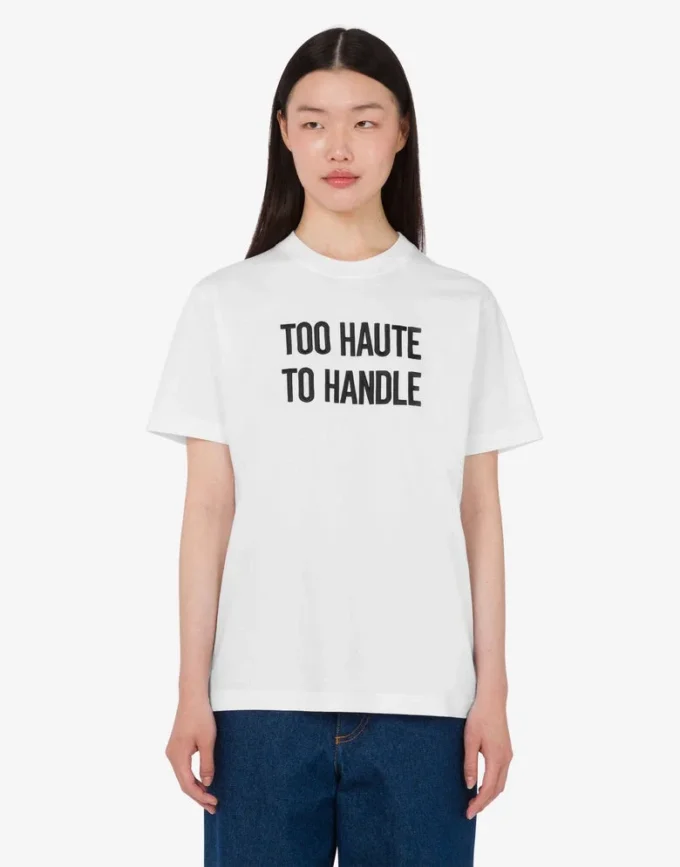 Embroidered organic cotton jersey T-shirt