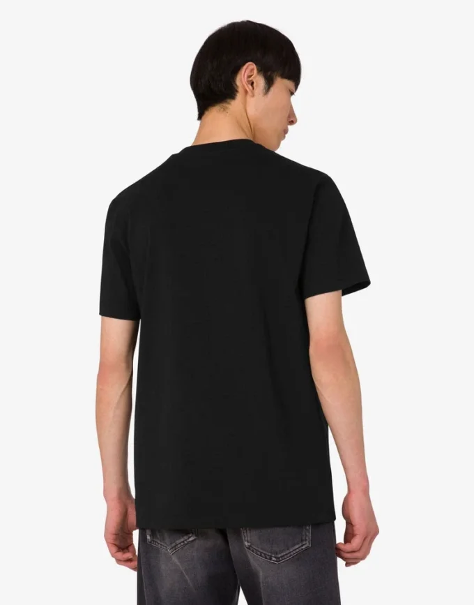 Embroidered organic cotton jersey T-shirt