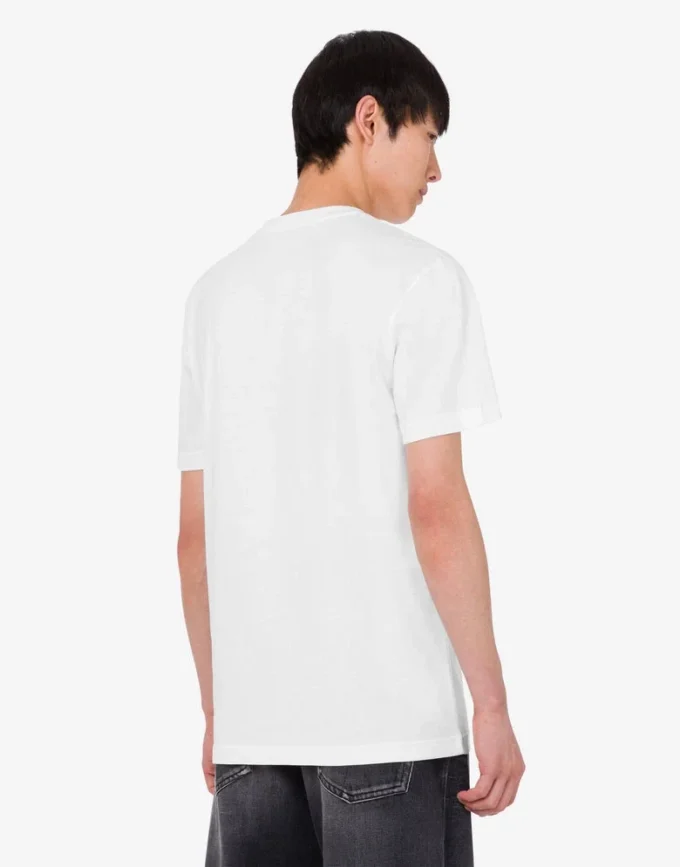 Embroidered organic cotton jersey T-shirt