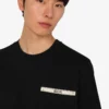Embroidered organic cotton jersey T-shirt