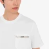 Embroidered organic cotton jersey T-shirt