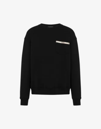 Embroidered organic cotton sweatshirt