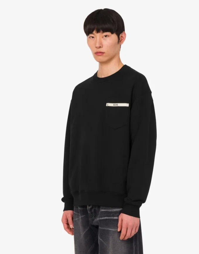 Embroidered organic cotton sweatshirt