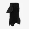 Embroidered silk organza skirt