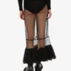 Embroidered tulle skirt