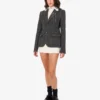 Embroidered wool canvas jacket Embroidered wool canvas jacket