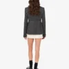 Embroidered wool canvas jacket Embroidered wool canvas jacket