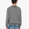 Extra-fine merino wool pullover with intarsia