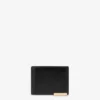 Flap calfskin wallet