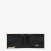 Flap calfskin wallet