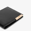 Flap calfskin wallet