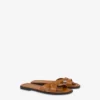 Flat calfskin sandals Filled Heart