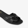 Flat calfskin sandals Filled Heart