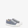 Flocked denim sneakers