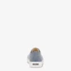 Flocked denim sneakers