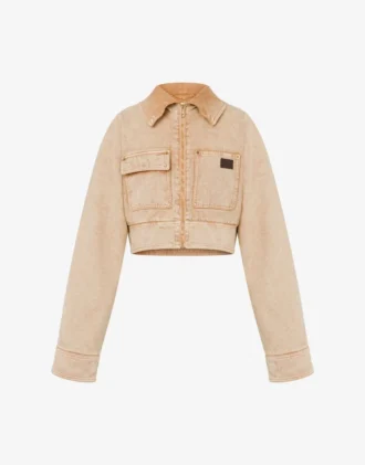 Garment-dyed drill jacket