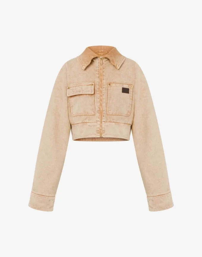 Garment-dyed drill jacket