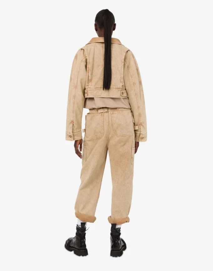 Garment-dyed drill jacket