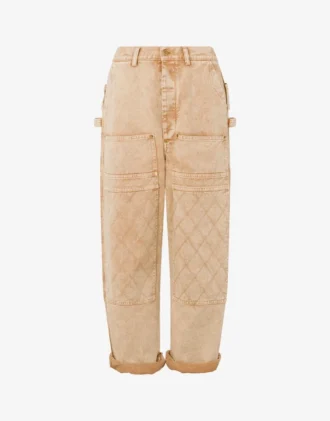 Garment-dyed drill pants