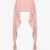 Gauzy mohair hood