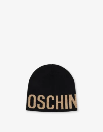 Gold Lettering Logo knit hat Gold Lettering Logo knit hat