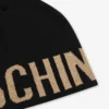 Gold Lettering Logo knit hat