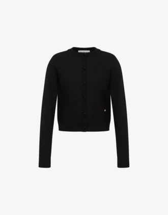 Golden M wool and silk cardigan