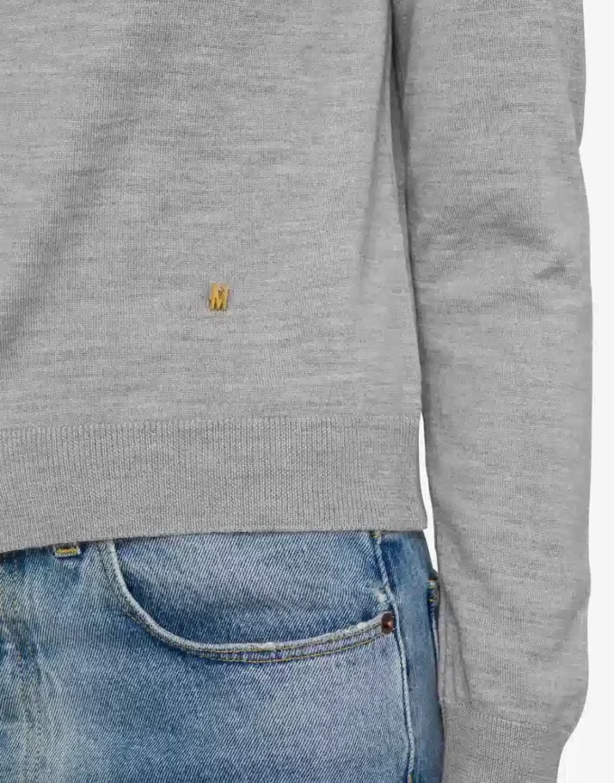 Golden M wool and silk cardigan