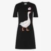 Goose cotton knit dress