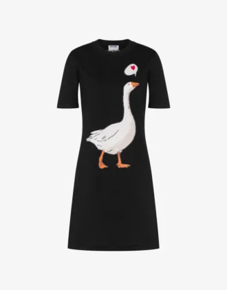 Goose cotton knit dress