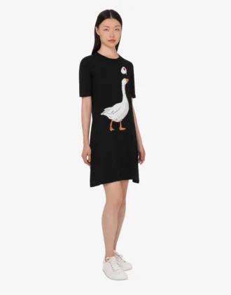 Goose cotton knit dress