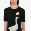 Goose cotton knit dress