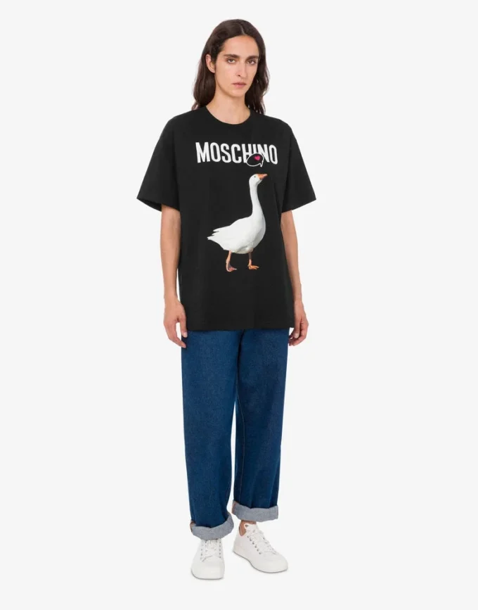 Goose organic cotton jersey T-shirt